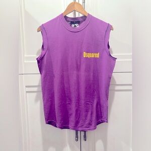 DSquared2 “Back To Basics” Sleeveless Crew Neck T-Shirt - Medium